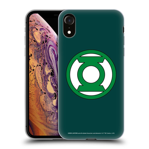 Green Lantern DC Comics Logos Classic 2 Soft Gel Case for Apple iPhone XR
