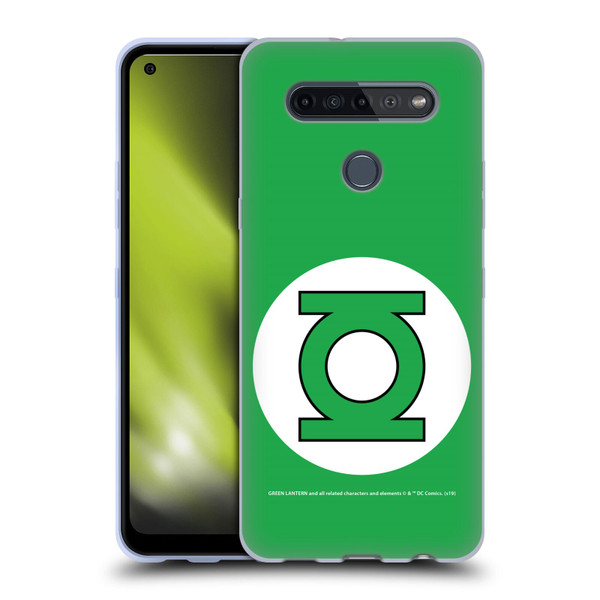 Green Lantern DC Comics Logos Classic Soft Gel Case for LG K51S