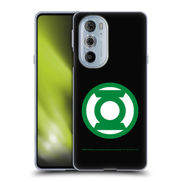 Green Lantern DC Comics Logos Black Soft Gel Case for Motorola Edge X30