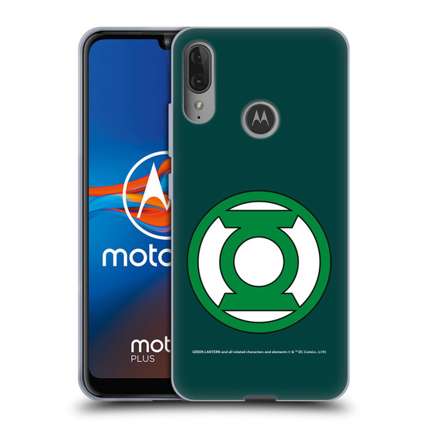 Green Lantern DC Comics Logos Classic 2 Soft Gel Case for Motorola Moto E6 Plus