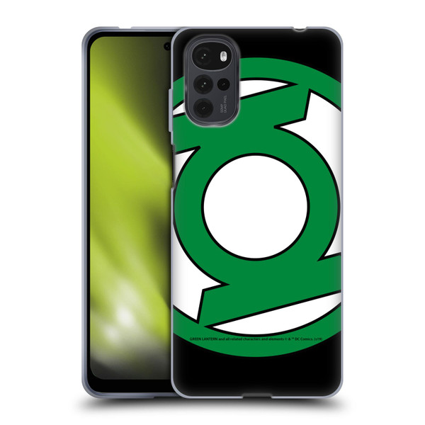 Green Lantern DC Comics Logos Oversized Soft Gel Case for Motorola Moto G22