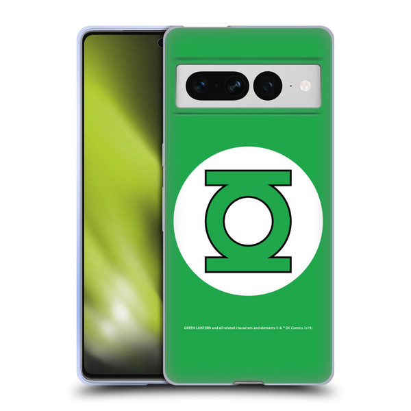 Green Lantern DC Comics Logos Classic Soft Gel Case for Google Pixel 7 Pro