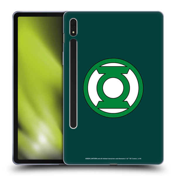 Green Lantern DC Comics Logos Classic 2 Soft Gel Case for Samsung Galaxy Tab S8