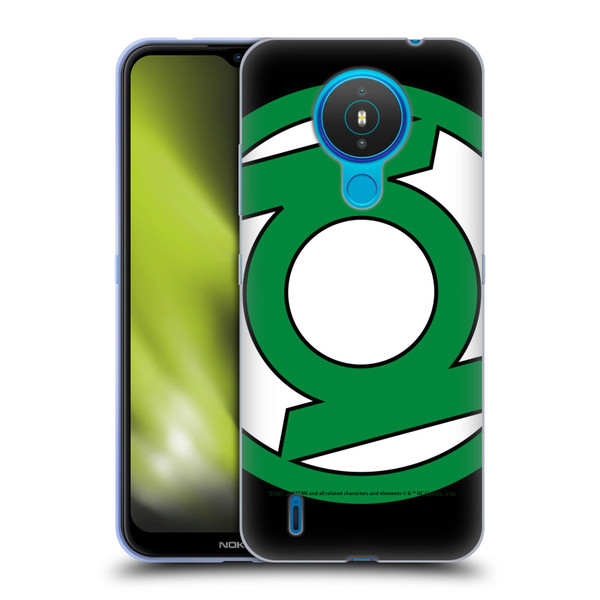 Green Lantern DC Comics Logos Oversized Soft Gel Case for Nokia 1.4