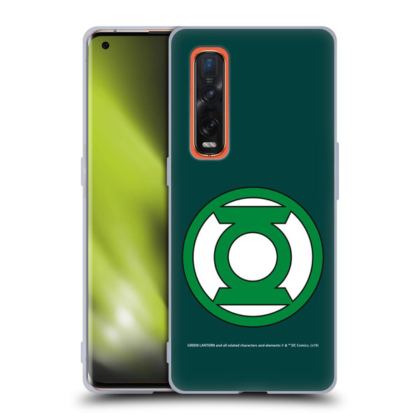 Green Lantern DC Comics Logos Classic 2 Soft Gel Case for OPPO Find X2 Pro 5G