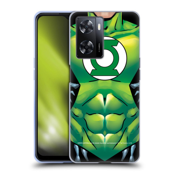 Green Lantern DC Comics Logos Uniform Soft Gel Case for OPPO A57s