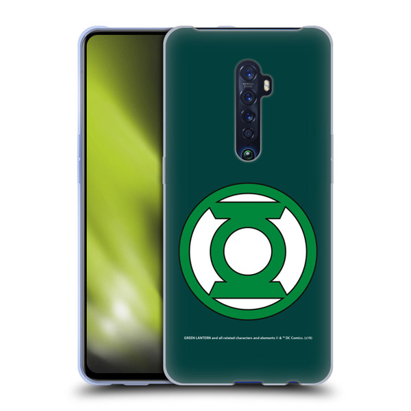 Green Lantern DC Comics Logos Classic 2 Soft Gel Case for OPPO Reno 2