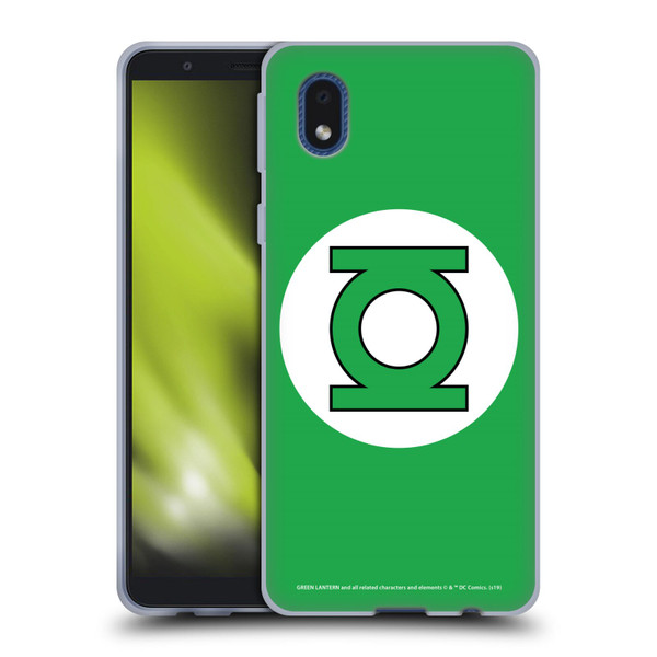 Green Lantern DC Comics Logos Classic Soft Gel Case for Samsung Galaxy A01 Core (2020)