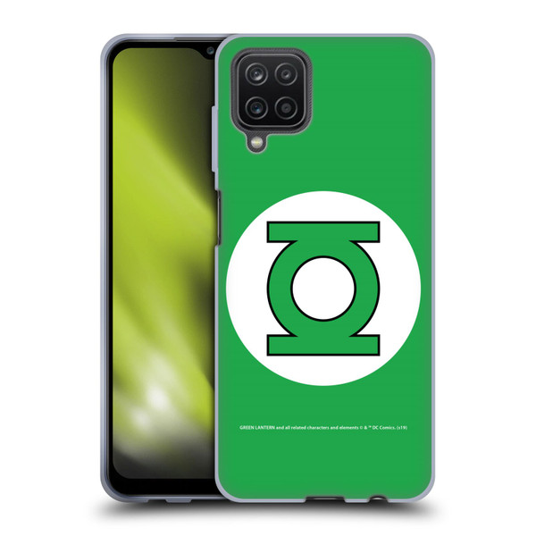Green Lantern DC Comics Logos Classic Soft Gel Case for Samsung Galaxy A12 (2020)