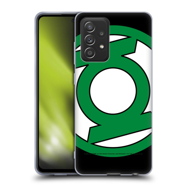 Green Lantern DC Comics Logos Oversized Soft Gel Case for Samsung Galaxy A52 / A52s / 5G (2021)