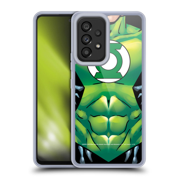 Green Lantern DC Comics Logos Uniform Soft Gel Case for Samsung Galaxy A53 5G (2022)
