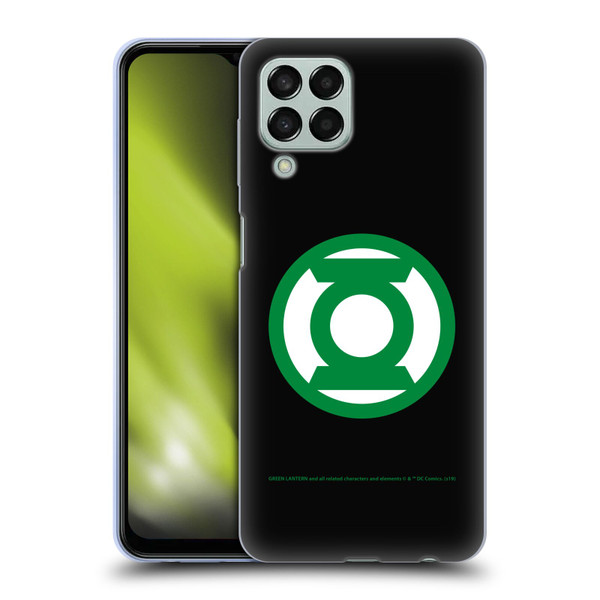 Green Lantern DC Comics Logos Black Soft Gel Case for Samsung Galaxy M33 (2022)