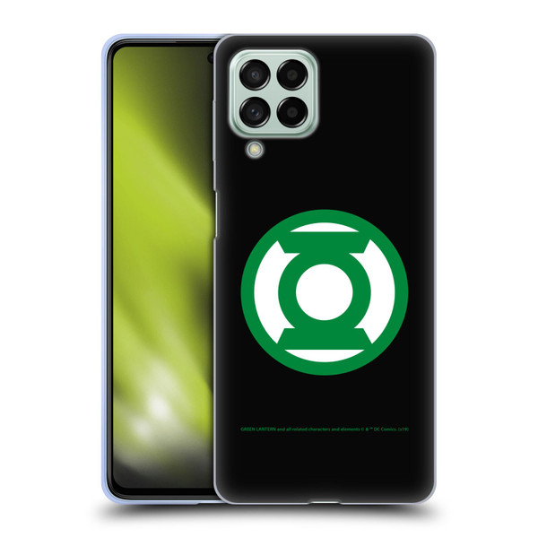 Green Lantern DC Comics Logos Black Soft Gel Case for Samsung Galaxy M53 (2022)