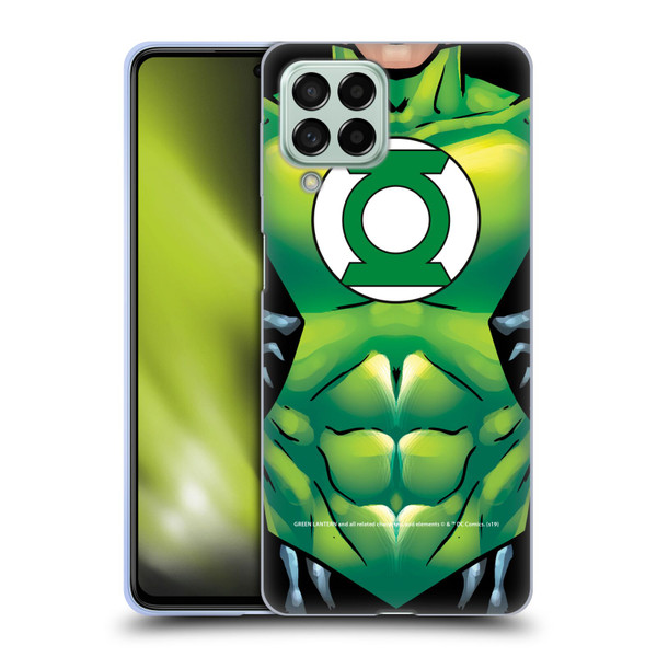 Green Lantern DC Comics Logos Uniform Soft Gel Case for Samsung Galaxy M53 (2022)
