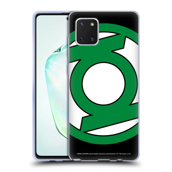 Green Lantern DC Comics Logos Oversized Soft Gel Case for Samsung Galaxy Note10 Lite