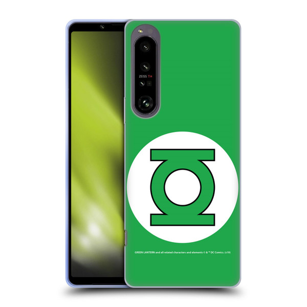 Green Lantern DC Comics Logos Classic Soft Gel Case for Sony Xperia 1 IV