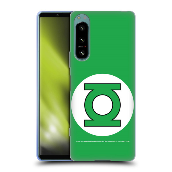 Green Lantern DC Comics Logos Classic Soft Gel Case for Sony Xperia 5 IV