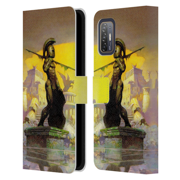 Frank Frazetta Fantasy Atlantis Leather Book Wallet Case Cover For HTC Desire 21 Pro 5G