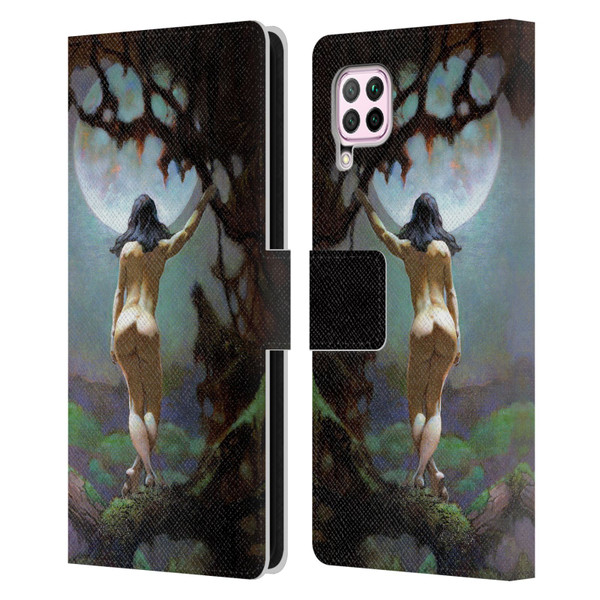 Frank Frazetta Fantasy Moons Rapture Leather Book Wallet Case Cover For Huawei Nova 6 SE / P40 Lite