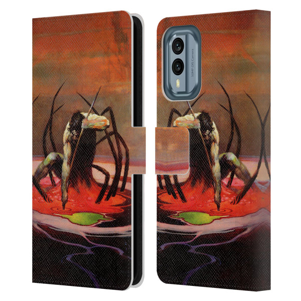 Frank Frazetta Fantasy The Spider King Leather Book Wallet Case Cover For Nokia X30