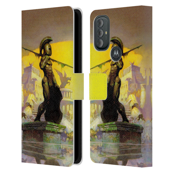 Frank Frazetta Fantasy Atlantis Leather Book Wallet Case Cover For Motorola Moto G10 / Moto G20 / Moto G30