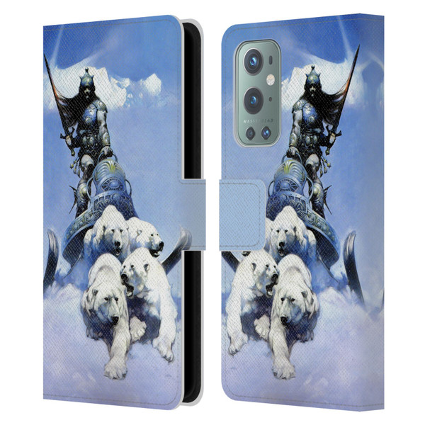Frank Frazetta Fantasy Silver Warrior Leather Book Wallet Case Cover For OnePlus 9