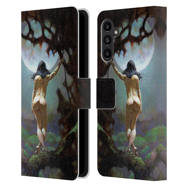 Frank Frazetta Fantasy Moons Rapture Leather Book Wallet Case Cover For Samsung Galaxy A13 5G (2021)