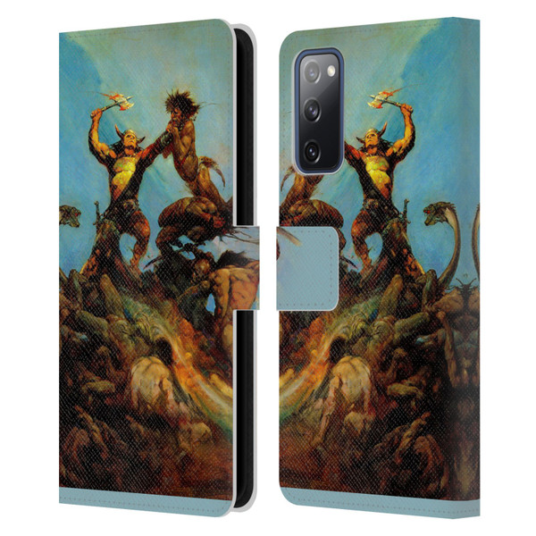 Frank Frazetta Fantasy Indomitable Leather Book Wallet Case Cover For Samsung Galaxy S20 FE / 5G