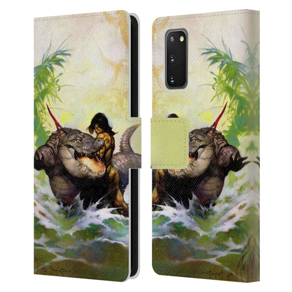 Frank Frazetta Fantasy Monster Out Of Time Leather Book Wallet Case Cover For Samsung Galaxy S20 / S20 5G