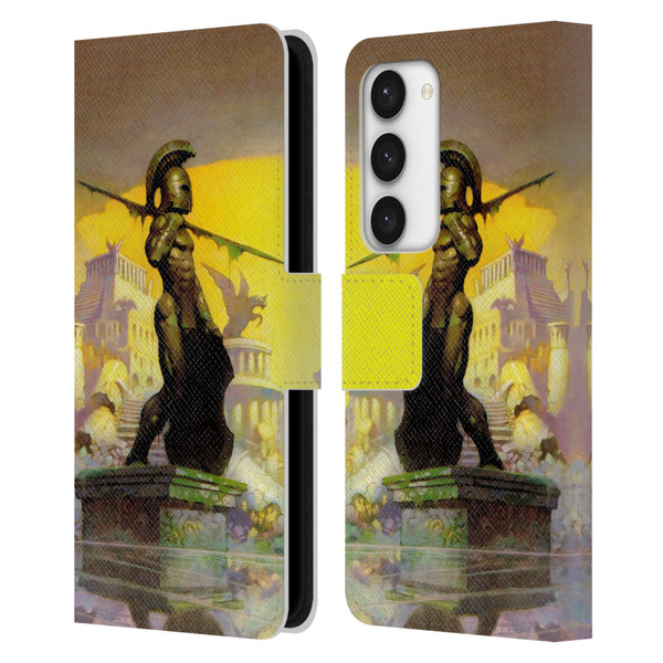 Frank Frazetta Fantasy Atlantis Leather Book Wallet Case Cover For Samsung Galaxy S23 5G