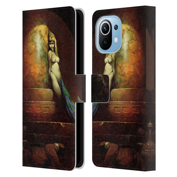 Frank Frazetta Fantasy Egyptian Queen Leather Book Wallet Case Cover For Xiaomi Mi 11