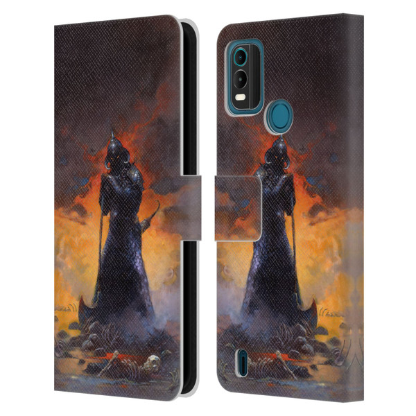 Frank Frazetta Medieval Fantasy Death Dealer 3 Leather Book Wallet Case Cover For Nokia G11 Plus