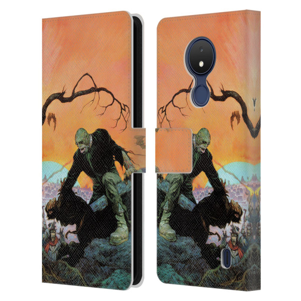 Frank Frazetta Medieval Fantasy Zombie Leather Book Wallet Case Cover For Nokia C21