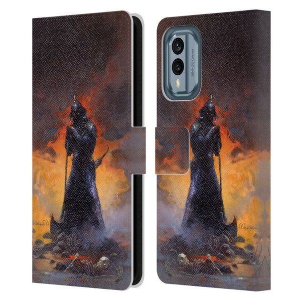 Frank Frazetta Medieval Fantasy Death Dealer 3 Leather Book Wallet Case Cover For Nokia X30