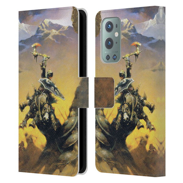 Frank Frazetta Medieval Fantasy Eternal Champion Leather Book Wallet Case Cover For OnePlus 9