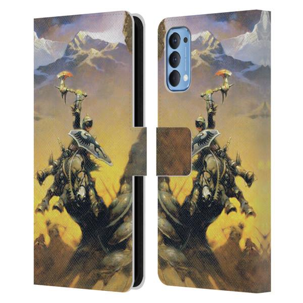 Frank Frazetta Medieval Fantasy Eternal Champion Leather Book Wallet Case Cover For OPPO Reno 4 5G