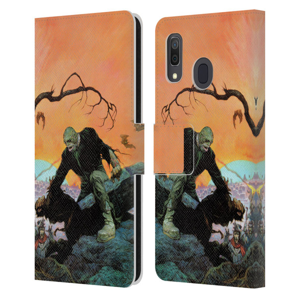 Frank Frazetta Medieval Fantasy Zombie Leather Book Wallet Case Cover For Samsung Galaxy A33 5G (2022)