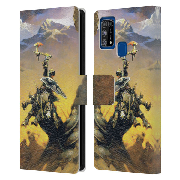 Frank Frazetta Medieval Fantasy Eternal Champion Leather Book Wallet Case Cover For Samsung Galaxy M31 (2020)