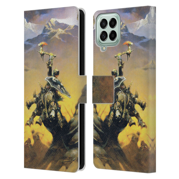 Frank Frazetta Medieval Fantasy Eternal Champion Leather Book Wallet Case Cover For Samsung Galaxy M53 (2022)
