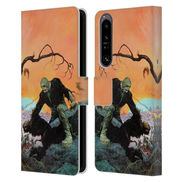 Frank Frazetta Medieval Fantasy Zombie Leather Book Wallet Case Cover For Sony Xperia 1 IV