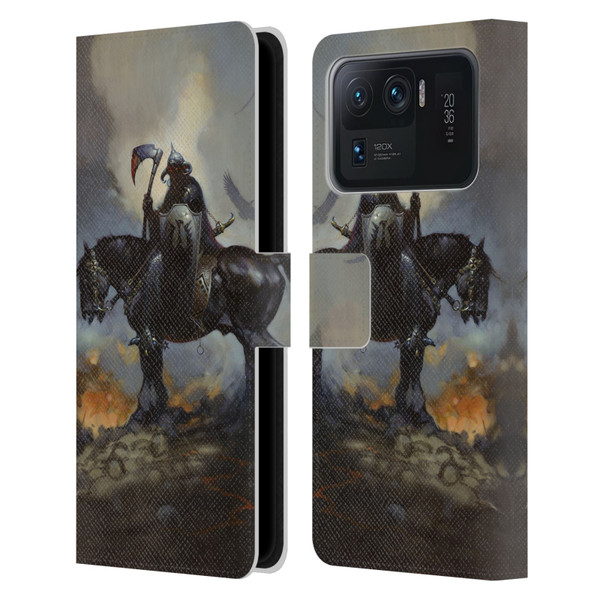 Frank Frazetta Medieval Fantasy Death Dealer Leather Book Wallet Case Cover For Xiaomi Mi 11 Ultra