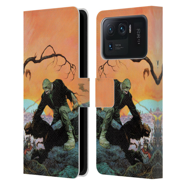 Frank Frazetta Medieval Fantasy Zombie Leather Book Wallet Case Cover For Xiaomi Mi 11 Ultra
