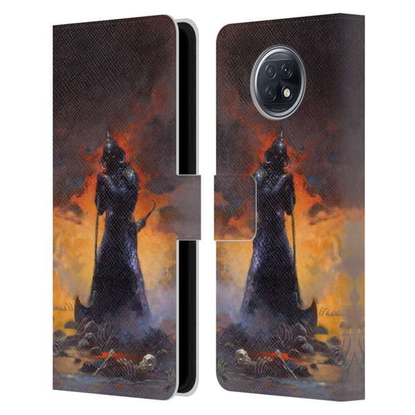 Frank Frazetta Medieval Fantasy Death Dealer 3 Leather Book Wallet Case Cover For Xiaomi Redmi Note 9T 5G