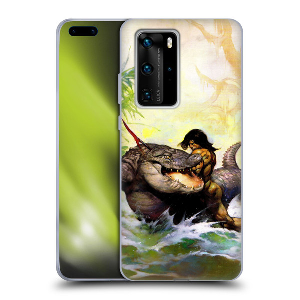 Frank Frazetta Fantasy Monster Out Of Time Soft Gel Case for Huawei P40 Pro / P40 Pro Plus 5G