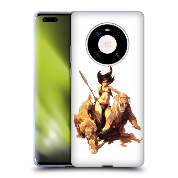 Frank Frazetta Fantasy The Huntress Soft Gel Case for Huawei Mate 40 Pro 5G