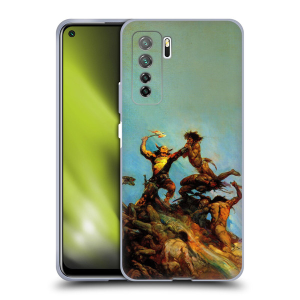 Frank Frazetta Fantasy Indomitable Soft Gel Case for Huawei Nova 7 SE/P40 Lite 5G