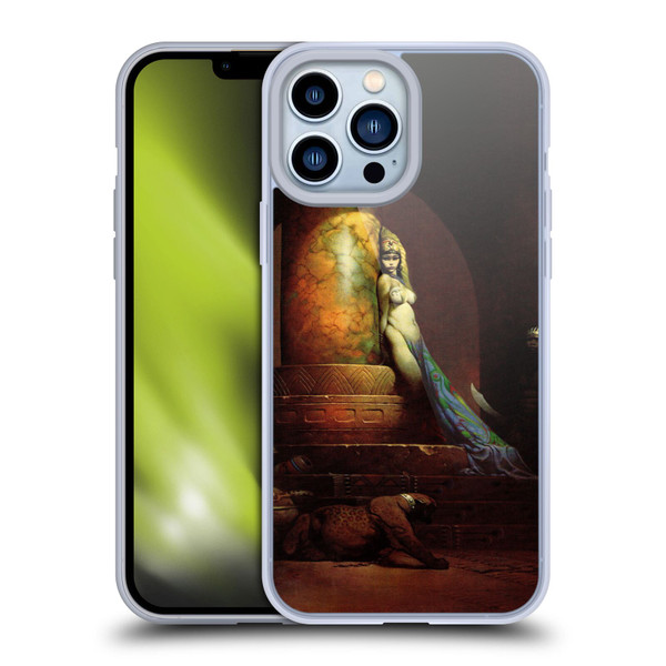 Frank Frazetta Fantasy Egyptian Queen Soft Gel Case for Apple iPhone 13 Pro Max