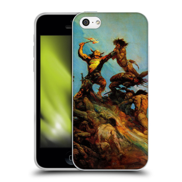 Frank Frazetta Fantasy Indomitable Soft Gel Case for Apple iPhone 5c