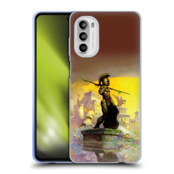 Frank Frazetta Fantasy Atlantis Soft Gel Case for Motorola Moto G52