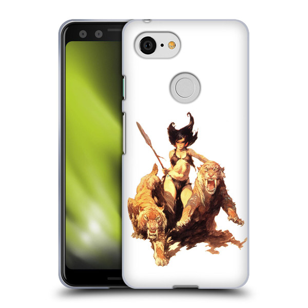 Frank Frazetta Fantasy The Huntress Soft Gel Case for Google Pixel 3